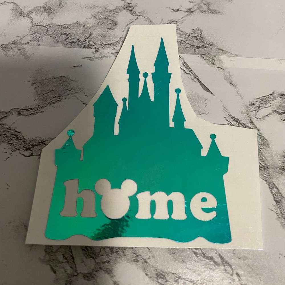 Disney home castle decal